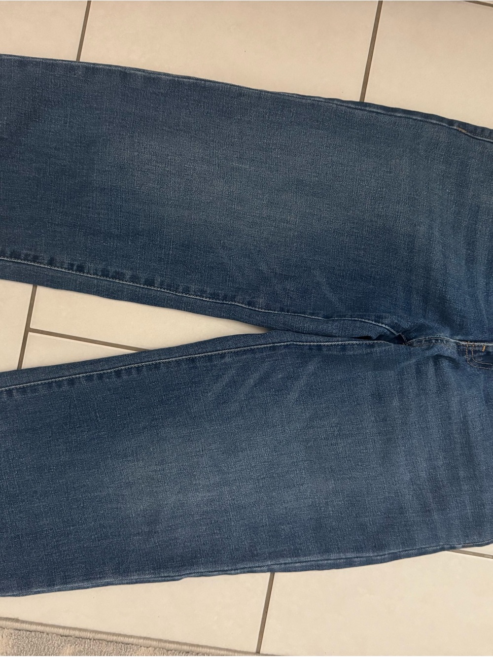Banana Republic Women's Straight-Leg Medium Blue Jeans